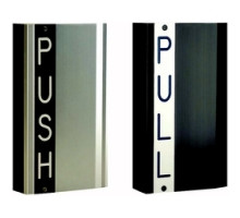 SECURITRON MAGNALOCK CORP  TSH-CL               Door Handle, Touch Sense, Clear, Push/Pull Legend, 5