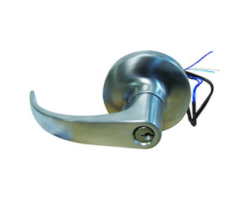 GENERAL LOCK  L180CE FSE 12VDC 626 C REX               Cylindrical Leverset, Electrified, Fail Secure, Clutched Curved Lever, Grade-1, Schlage C Keyway, 12 Volt DC, 180 Degree, Satin Chrome, For Storeroom