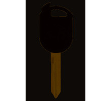 KABA ILCO CORP  H84-GTS NP A71  AJ00001400              Vehicle Key Shell, Look-Alike, Brass, Nickel Plated, With GTI Transponder, For Ford/Lincoln/Mercury