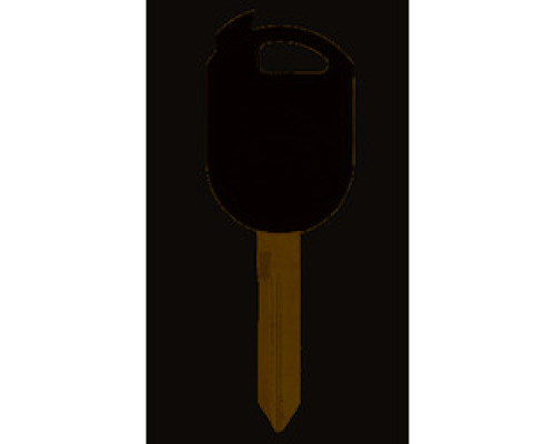 KABA ILCO CORP  H84-GTS NP A71  AJ00001400              Vehicle Key Shell, Look-Alike, Brass, Nickel Plated, With GTI Transponder, For Ford/Lincoln/Mercury