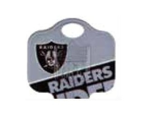 KABA ILCO CORP  SC1-NFL-RAIDERS A46               Decorative Key Blank, NFL Team Key, Schlage, Raiders Logo, SC1 Keyway, 46 Price Group