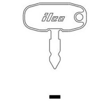 KABA ILCO CORP  1569 NP A08  AA01520042              Vehicle Key Blank, Brass, Nickel Plated, 8 Price Group, For Ford Tractor
