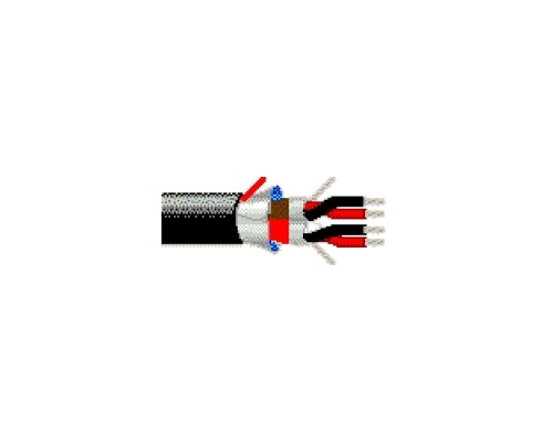 BELDEN BAV  1814R 0101000               Multi-Conductor - CMR Rated Cable 2 22 AWG FS PR PVC FS PVC Black