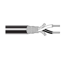 BELDEN BAV  9397 B59500               Multi-Conductor - Two-Conductor, Low-Impedance Cable 2 24 AWG PVC DBLS PVC Black, Matte