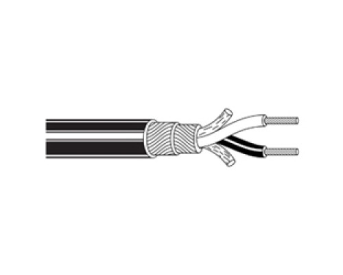BELDEN BAV  9397 B59500               Multi-Conductor - Two-Conductor, Low-Impedance Cable 2 24 AWG PVC DBLS PVC Black, Matte