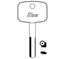 KABA ILCO CORP  HF56 NP A19               Vehicle Key Blank, Special Key Machine, Brass, Nickel Plated, 19 Price Group, For Vauxhall