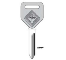 KABA ILCO CORP  1629-P NP A14  AA00019310              Vehicle Key Blank, Plastic Head, Natural Brass, 14 Price Group, For Ford International Freightliner