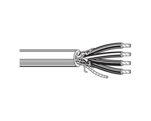 BELDEN  6502FE 8771000               Multi-Conductor - Commercial Applications 4 22 AWG FLRST FS FLRST Natural