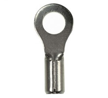 PANDUIT  P10-10RHT6-E               High Temperature Ring Terminal, 12 A 10 AWG, #10 stud size, non-insulated, convenience package.