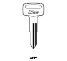 KABA ILCO CORP  YH49 NP A10  AF01035032              Vehicle Key Blank, Brass, Nickel Plated, 10 Price Group, For Yamaha, Artic Cat, Bombardier, Can-Am, Kawasaki, Polaris, Suzuki Motorcycle