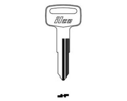 KABA ILCO CORP  YH49 NP A10  AF01035032              Vehicle Key Blank, Brass, Nickel Plated, 10 Price Group, For Yamaha, Artic Cat, Bombardier, Can-Am, Kawasaki, Polaris, Suzuki Motorcycle