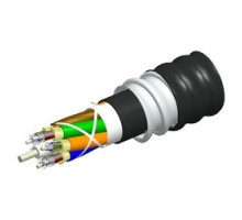 COMMSCOPE ENTERPRISE SOLUTIONS  760134981  P-024-OZ-5K-FSUBK              Distribution Cable, Indoor/Outdoor, Plenum, Interlocking Aluminum Armored, Plenum Jacket, 24 Fiber Single-Unit, Lazrspeed 550 OM4 Multimode