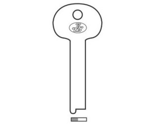 SARGENT AND GREENLEAF INC  9500-003               Safe Deposit and Cabinet Lock Key Blank, Standard Renter, Nickel Silver, For 4231/4420/4440/4444/4100/4500 Series Lock