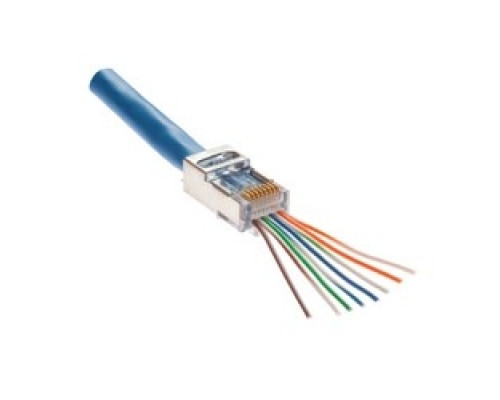 PLATINUM TOOLS INC  202020J               Shielded EZ-RJ45 Cat5e/6 Connector with Internal Ground