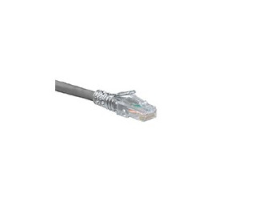LEVITON  6D460-7S               eXtreme 6+ SlimLine Patch Cord, Category 6, 7-Feet, Grey