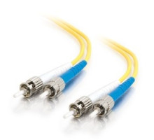 DA-LITE SCREEN COMPANY  76757  810-227-030              9m ST-ST 9/125 OS2 Duplex Single-Mode PVC Fiber Optic Cable - Yellow