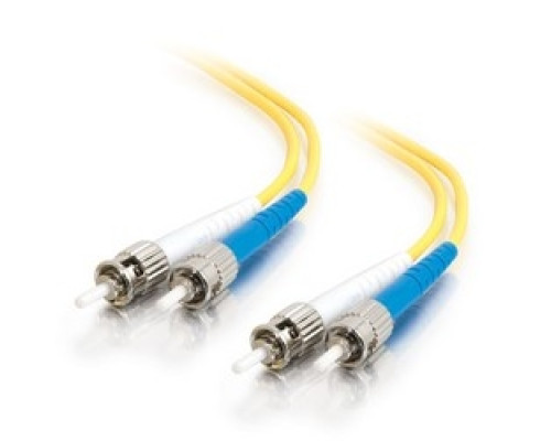 QUIKTRON  810-227-050               15m ST-ST 9/125 OS2 Duplex Single-Mode PVC Fiber Optic Cable - Yellow