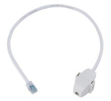COMMSCOPE SYSTIMAX SOLUTIONS  760235588  CCA-CAT6-PLENUM-WHITE-N018              SYSTIMAX Category 6 U/UTP Cord, Plenum, RJ45 to Ceiling connector, 1.5 ft, white