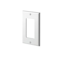 LEVITON  80401-NE               1-gang Decora/gfci Device Decora Wallplate, Standard Size, Thermoplastic Nylon, Device Mount, Black