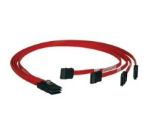 TRIPP LITE S508-003        Internal SAS Cable, 4-Lane mini-SAS SFF-8087 to 4xSatA 7pin, 3-ft. 1M