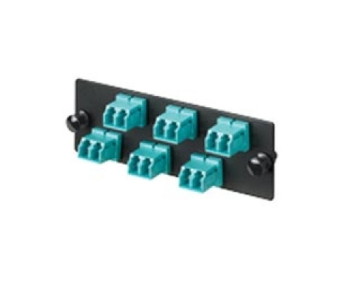 PANDUIT  FAP6WBUDLCZ               LC Fiber Adapter Panel OS1/OS2 LC Duplex Blue