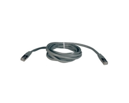 TRIPP LITE N105-010-GY        Cat5e 350MHz Molded Shielded Patch Cable STP RJ45 M/M - Gray, 10-ft.