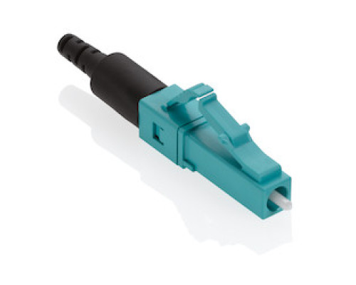 LEVITON 49991-LLC        FastCAM Pre-polished Connector, LC Aqua , 50/125um L.O. Multimode