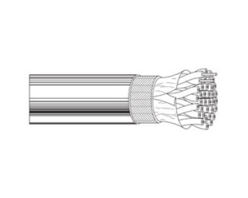 BELDEN  8332 0601000               Multi-Conductor - Low Capacitance Computer Cable for EIA RS-232 Applications 2-Pair 24 AWG PVCR Shield PVC Chrome