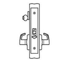 CORBIN RUSSWIN INC  ML20906-LL-626-RH-SEC               Mortise Door Lockset, Electric, Fail Secure, Right Hand, Lever x Lever, 12/24 Volt DC, Satin Chrome Plated