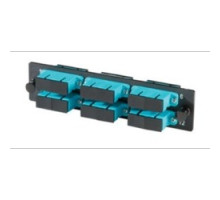 ORTRONICS OFP-SCD12LC        6-SC-Duplex 12 fibers multimode aqua adapters with ceramic alignment sleeves