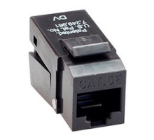 PLATINUM TOOLS INC  705BK-40               Cable Snap Jack, Black Color, For Cat5e Cable, 40 Piece Installer Pack