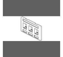 BELDEN  AX102291               KeyConnect Modular Furniture Adapter, 3 Port KCONN MOD FURN ADAP 3-P WHI