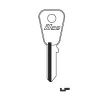 KABA ILCO CORP  HD48 NP A14  X43              Vehicle Key Blank, Brass, Nickel Plated, 14 Price Group, For Honda Motorcycle