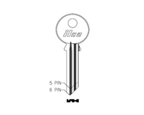 KABA ILCO CORP  998GA-HNBL-DND A06               998GA-HNBL-DND A06      YALE 6-PIN,DO NOT DUPLICATE  BRASS