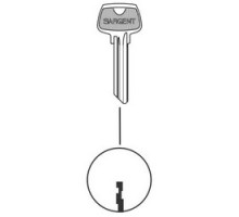SARGENT  275LC               Cylinder Lock Key Blank, 5-Pin, LC Keyway