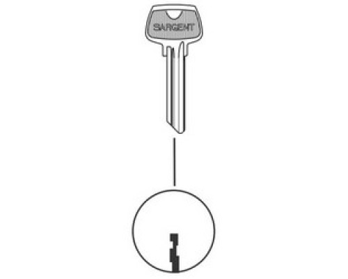 SARGENT  275LC               Cylinder Lock Key Blank, 5-Pin, LC Keyway