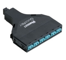 PANDUIT FQ6N-08-10AF        8-Fiber QN SFQ Cassette, OM1 62.5/125Um ; Standard Loss; Duplex LC To MTP; Modified Method A, Pair Flipped