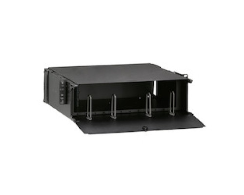 LEVITON 5R3UM-F12        Opt-X 1000i 3RU Distribution and Splice Enclosure, Empty, Accepts Up To 12 Opt-X Adapter Plates or 12 Opt-X P-N-P Modules and Accepts Up To 12 Splice Trays