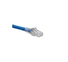 LEVITON  6AS10-7L               Cat 6A SlimLine Boot Patch Cord, 7 ft, Blue