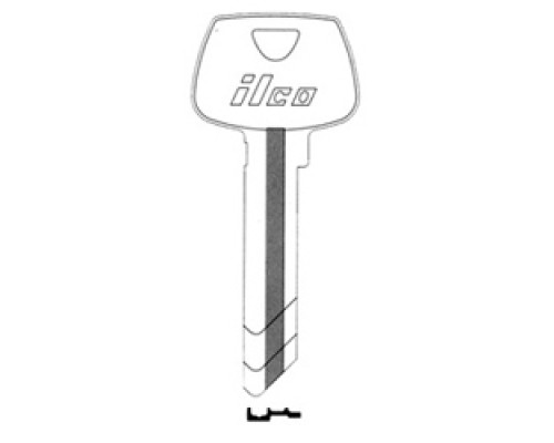 KABA ILCO CORP  N1007KMB NS A35               Cabinet Lock Key Blank, 5-Pin, Natural Nickel Silver, 7 Price Group, For Sargent LA-LL