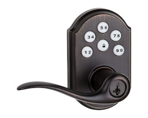 KWIKSET  99120-038  912TNL ZW500 11P RCALFD              912 SmartCode Electronic Tustin Lever featuring SmartKey Security and Z-Wave Technology in Venetian Bronze