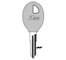 KABA ILCO CORP  DA38-P NP A10  AJ01635013              Vehicle Key Blank, Plastic Head, Natural Nickel Silver, 10 Price Group, For Nissan