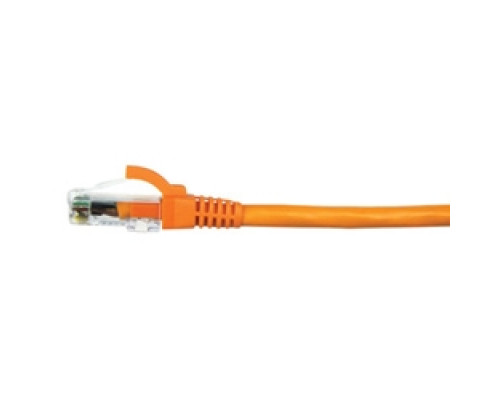 COMPULINK  M88DE20FC608B               Patch Cord Modular 24 AWG 4-Pair stranded Category 6 568A/B 20ft Orange with boots