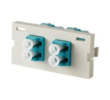 ORTRONICS 60900086        Series II Module, 4-ST multimode adapter with phosphor-bronze alignment sleeves, innie. 55 exit 3 units