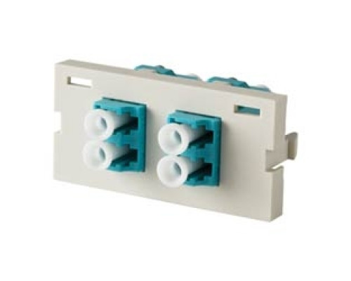 ORTRONICS 60900086        Series II Module, 4-ST multimode adapter with phosphor-bronze alignment sleeves, innie. 55 exit 3 units