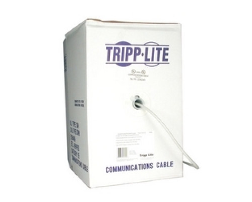 TRIPP LITE  N222-01K-GY               Cat6 Gigabit Bulk Solid PVC Cable - Gray, 1000-ft.