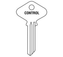 ASSA ABLOY ACCENTRA  FN117C GA               Control Key Blank, Standard Bow, 7-Pin, GA Keyway, 0-Bit, Single Section