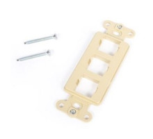 COMMSCOPE ENTERPRISE SOLUTIONS  108265448  M108FR3-246              M108 Flush Mounted Modular Mounting Frame, Three Port, Ivory