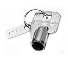 SECO-LARM USA INC  SS-090-1H0               Key Lock Switch, Tubular, #1300 Key, Shunt ON/OFF, Maintained ON/OFF, 2-Terminal, SPST, 12 Volt DC, 2 Ampere