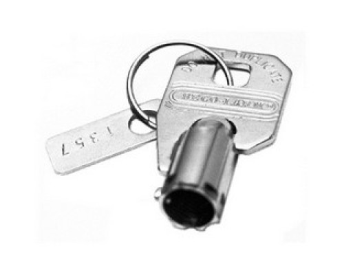 SECO-LARM USA INC  SS-090-1H0               Key Lock Switch, Tubular, #1300 Key, Shunt ON/OFF, Maintained ON/OFF, 2-Terminal, SPST, 12 Volt DC, 2 Ampere